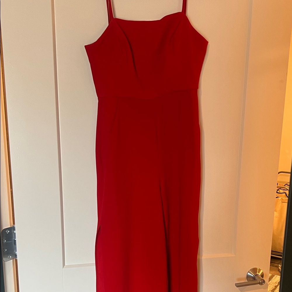 Elegant Red Women's Dress